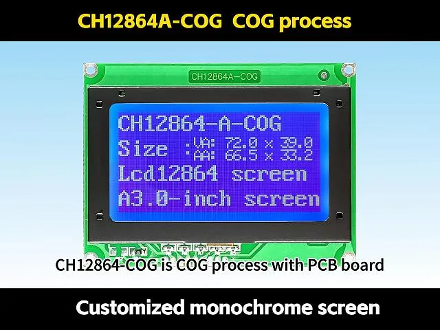 CH12864A-COG12864 &eacute;cran LCD