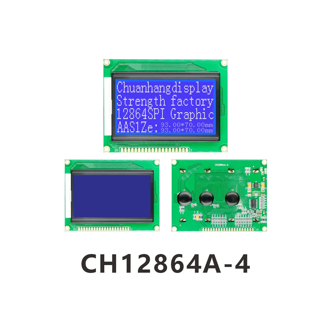 CH12864A-4  12864 LCD-Pinbelegung
