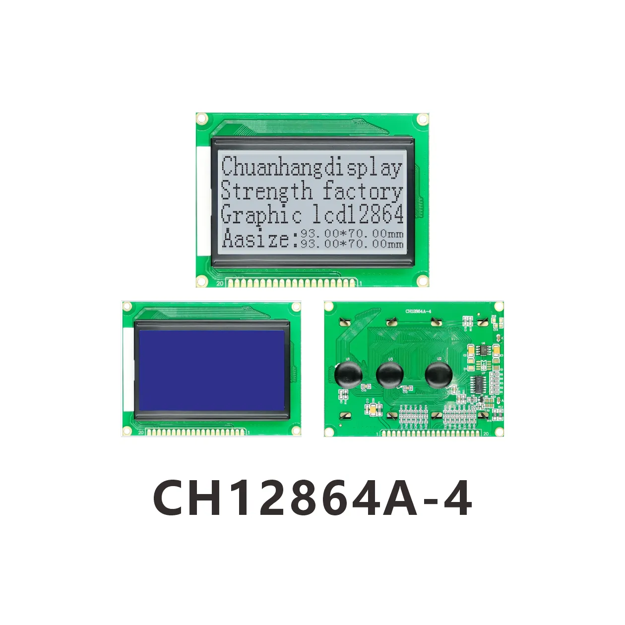 CH12864A-4  12864 LCD-Pinbelegung