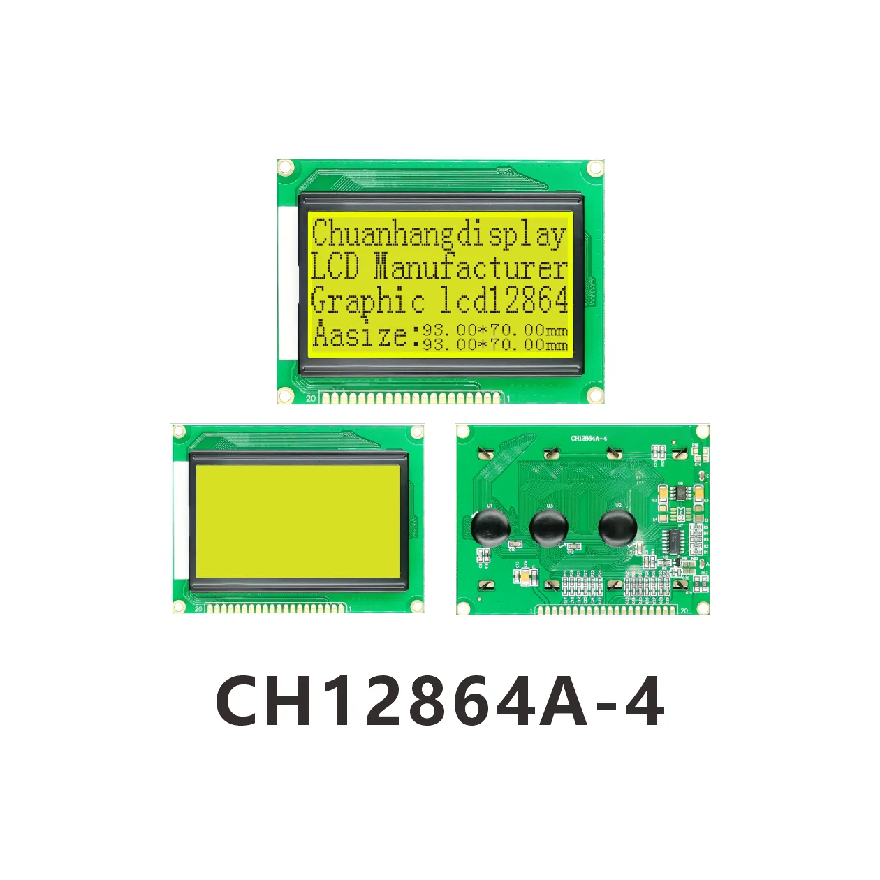 CH12864A-4  12864 LCD-Pinbelegung