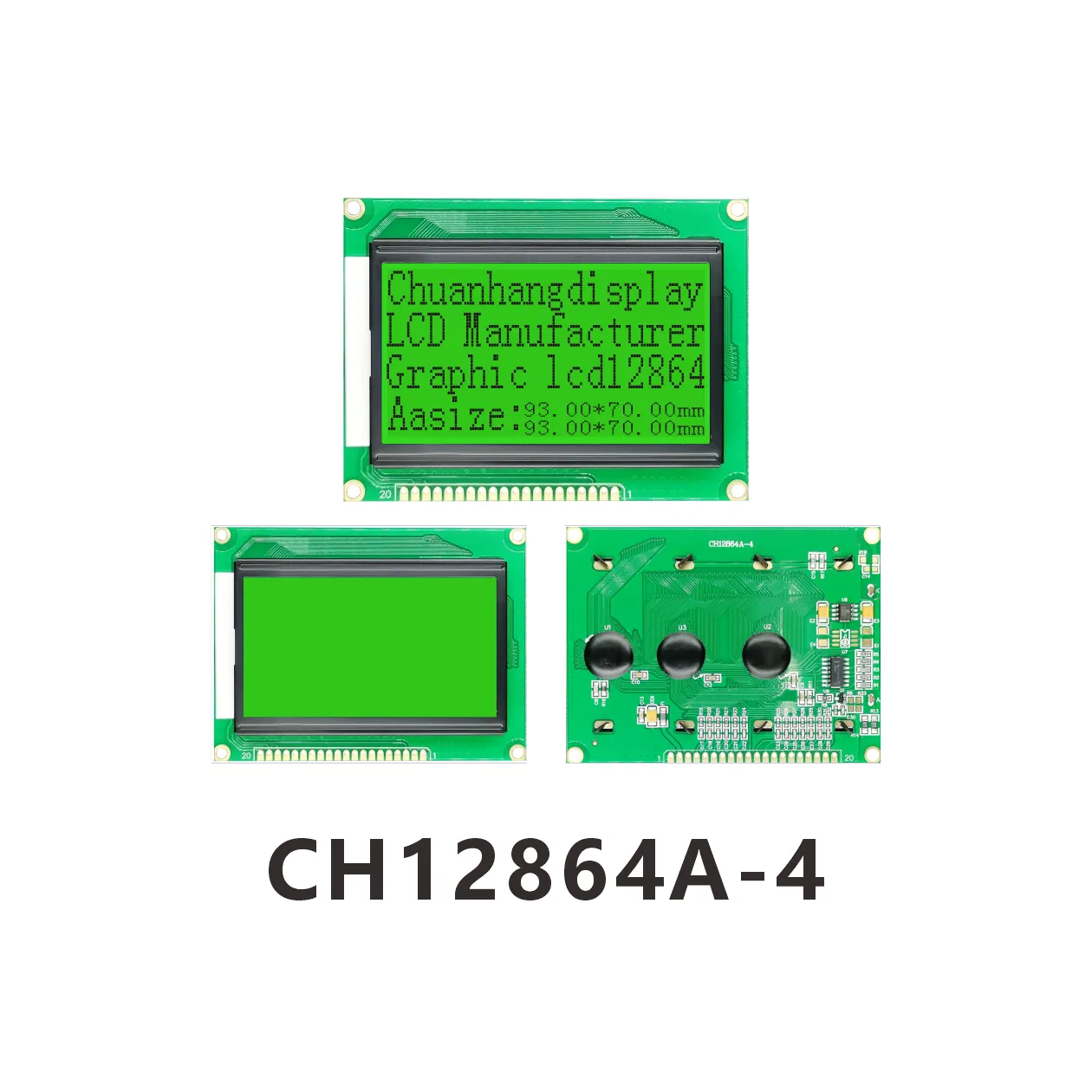CH12864A-4  12864 LCD-Pinbelegung