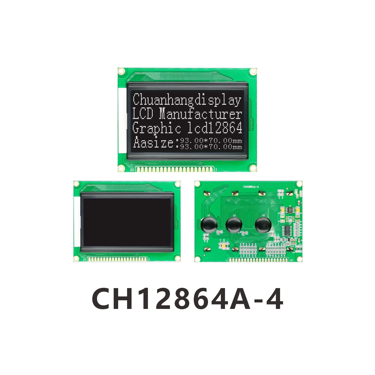 CH12864A-4  12864 LCD-Pinbelegung