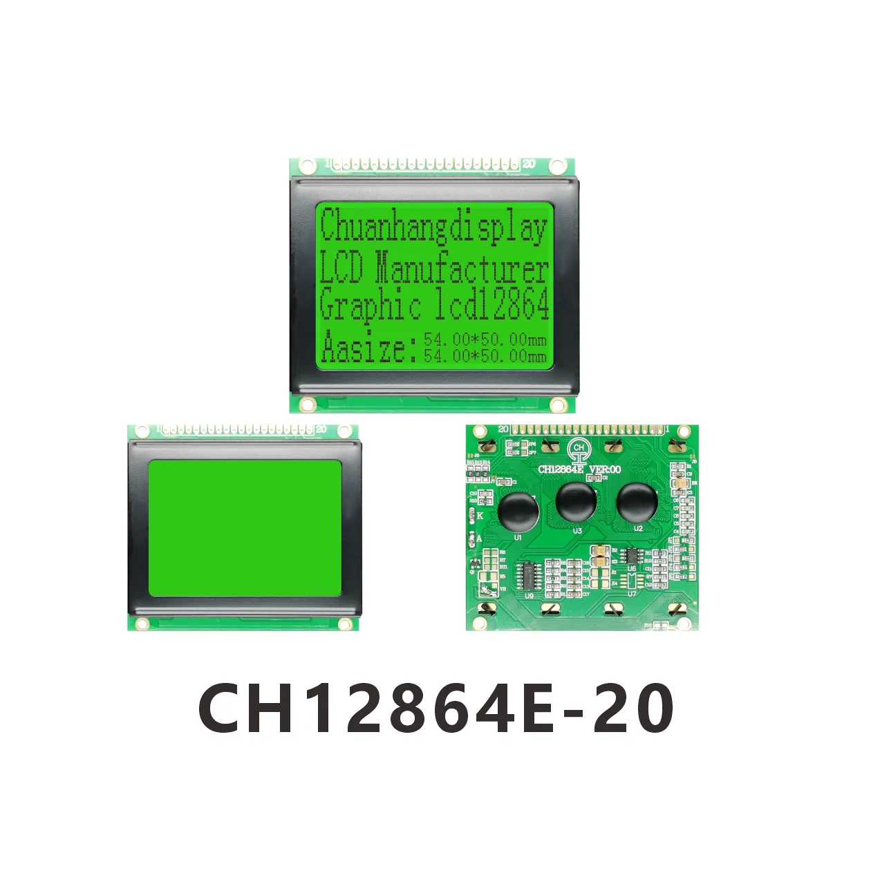 Module LCD CH12864E 128x64