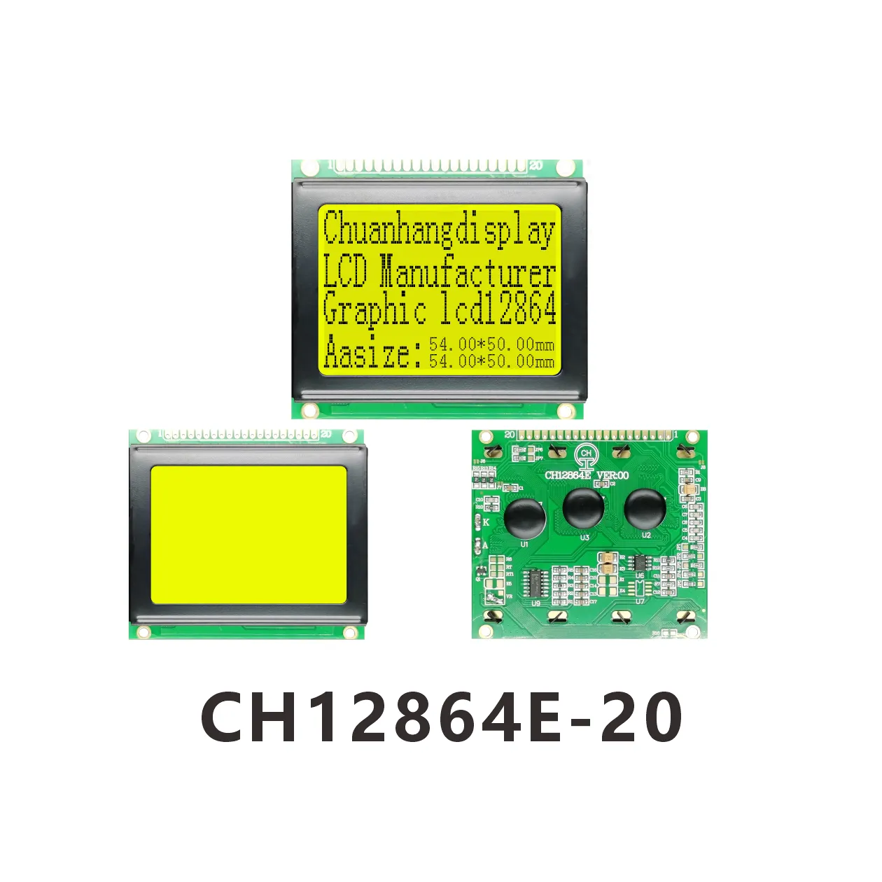 Module LCD CH12864E 128x64