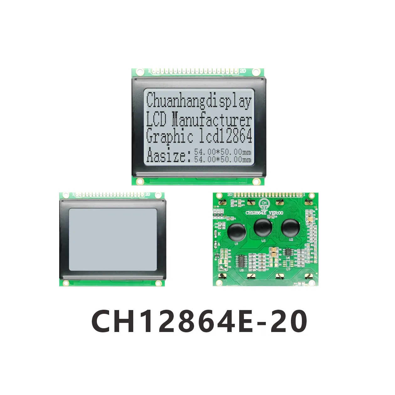 Module LCD CH12864E 128x64