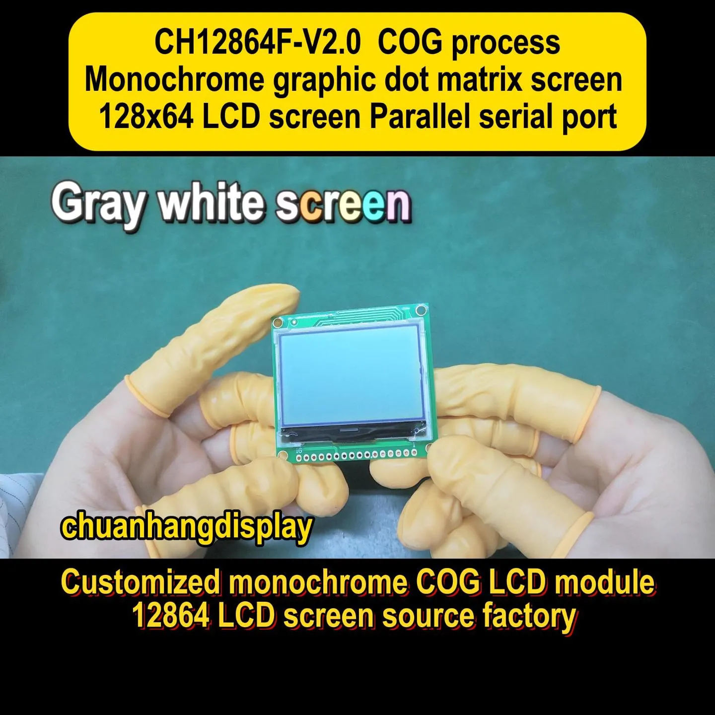 CH12864F-V2.0 LCD COG 12864
