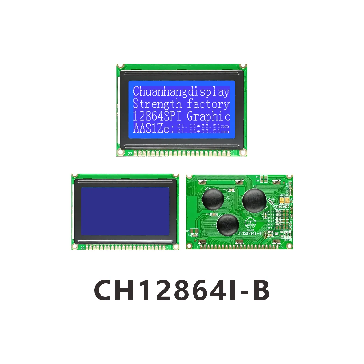 CH12864I-B ST7920 COB &Eacute;cran LCD