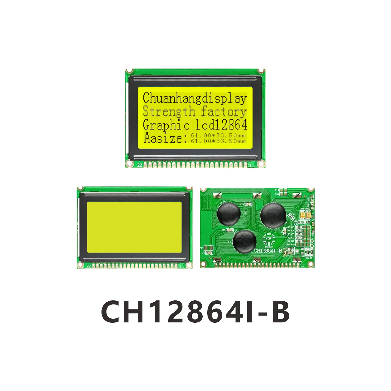 CH12864I-B ST7920 COB &Eacute;cran LCD