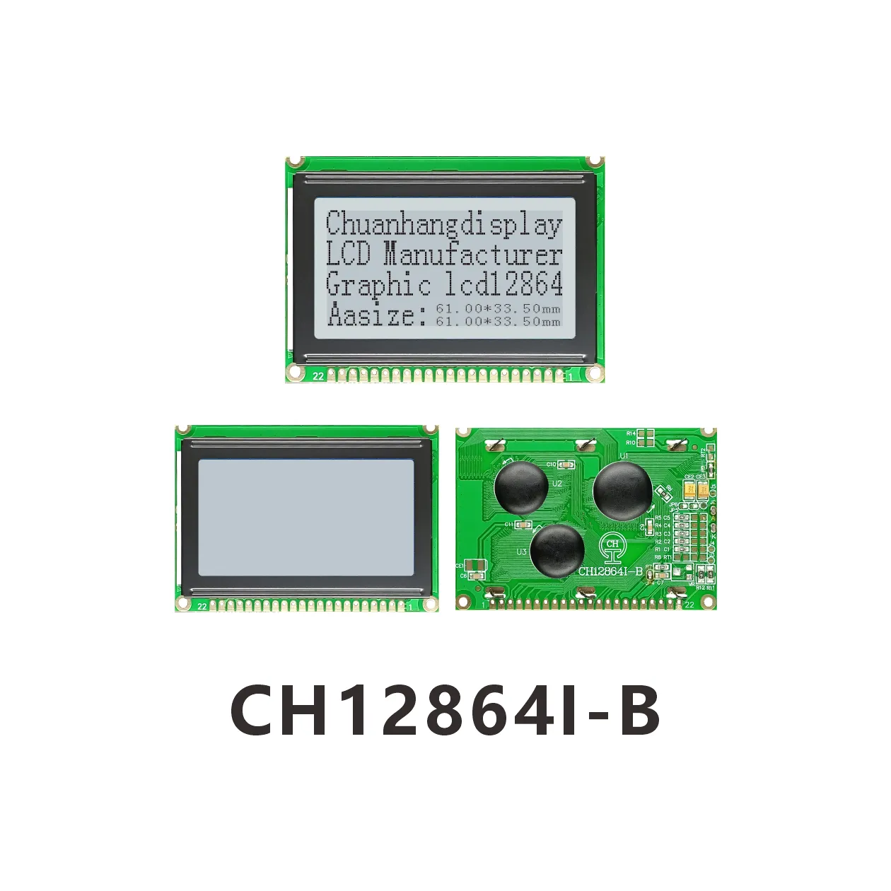 CH12864I-B ST7920 COB &Eacute;cran LCD