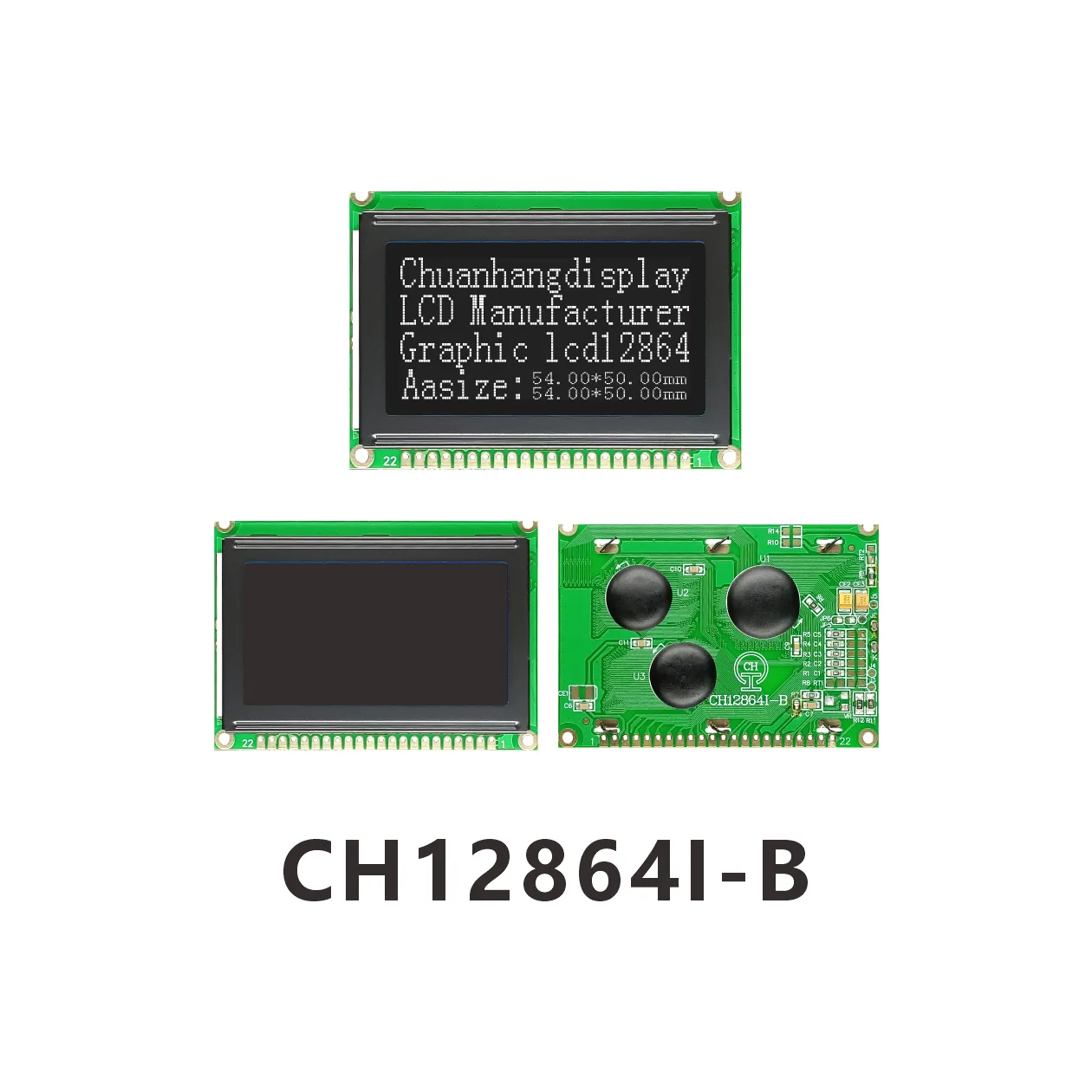 CH12864I-B ST7920 COB LCD-Anzeige