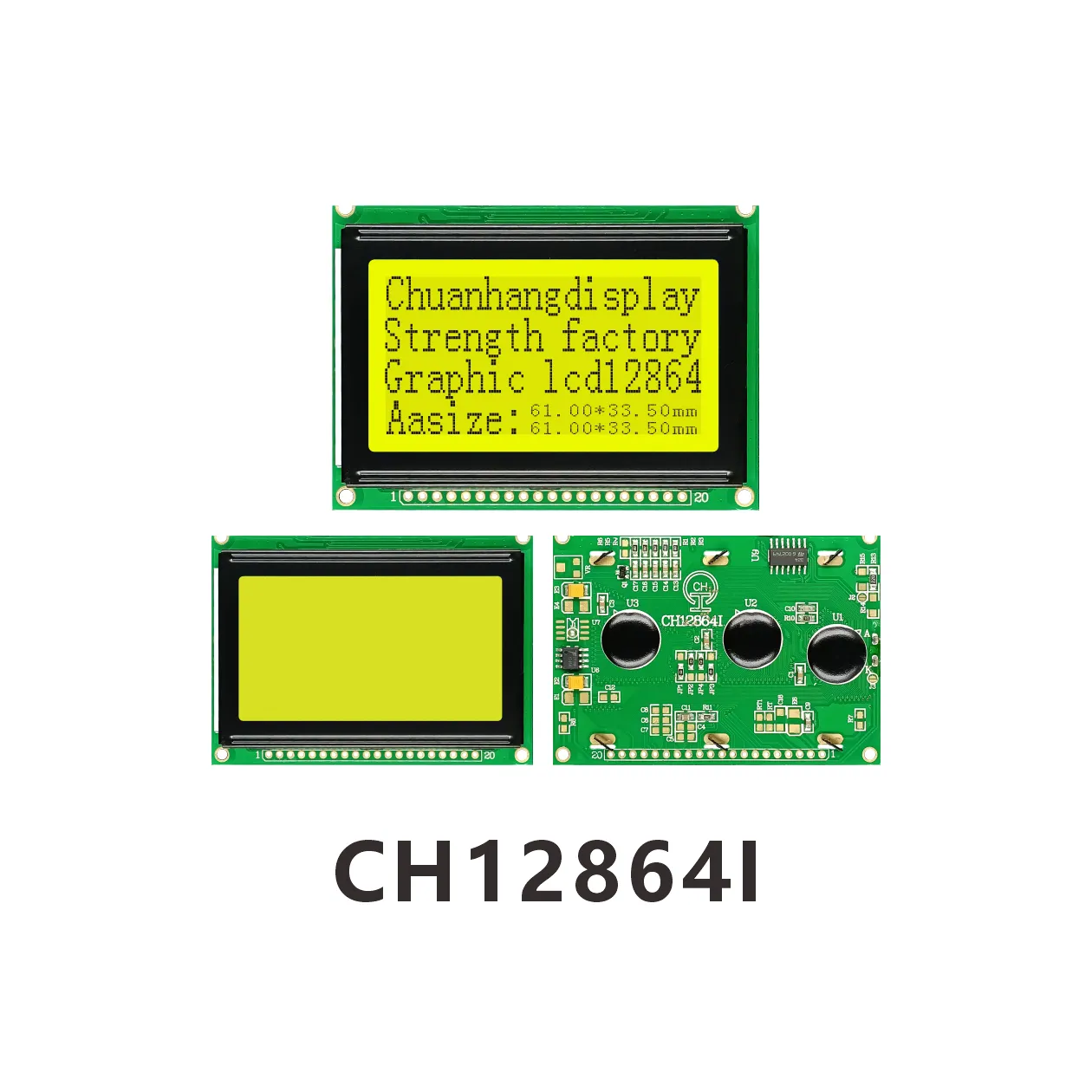 CH12864I Module d'affichage LCD COB