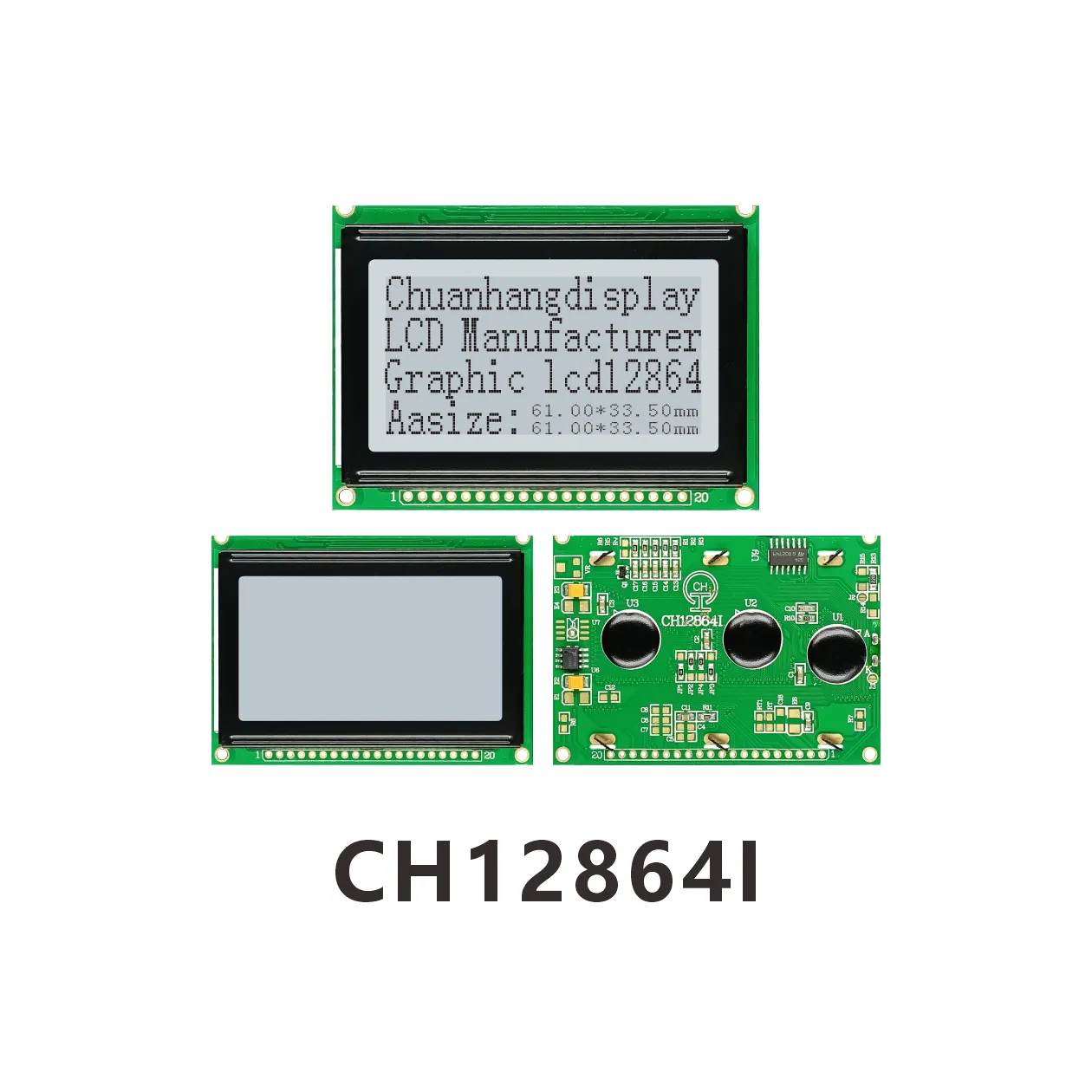CH12864I Module d'affichage LCD COB