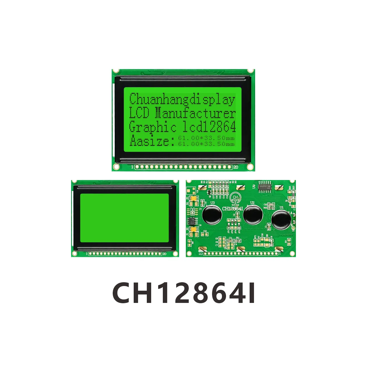 CH12864I Module d'affichage LCD COB