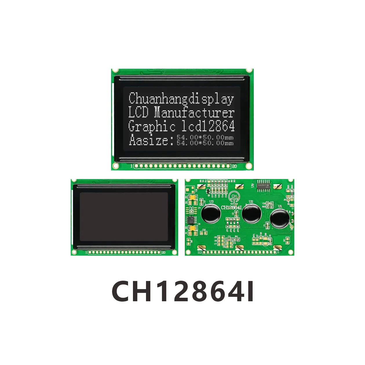 CH12864I Module d'affichage LCD COB