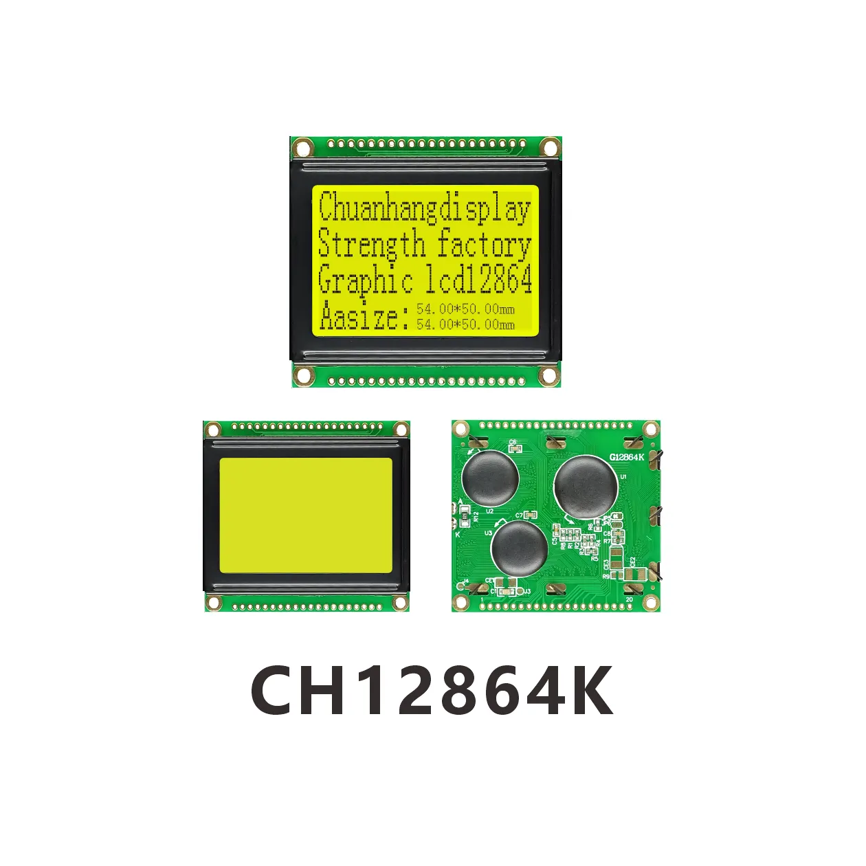 CH12864K 128x64 COB LCD-Display mit PCB