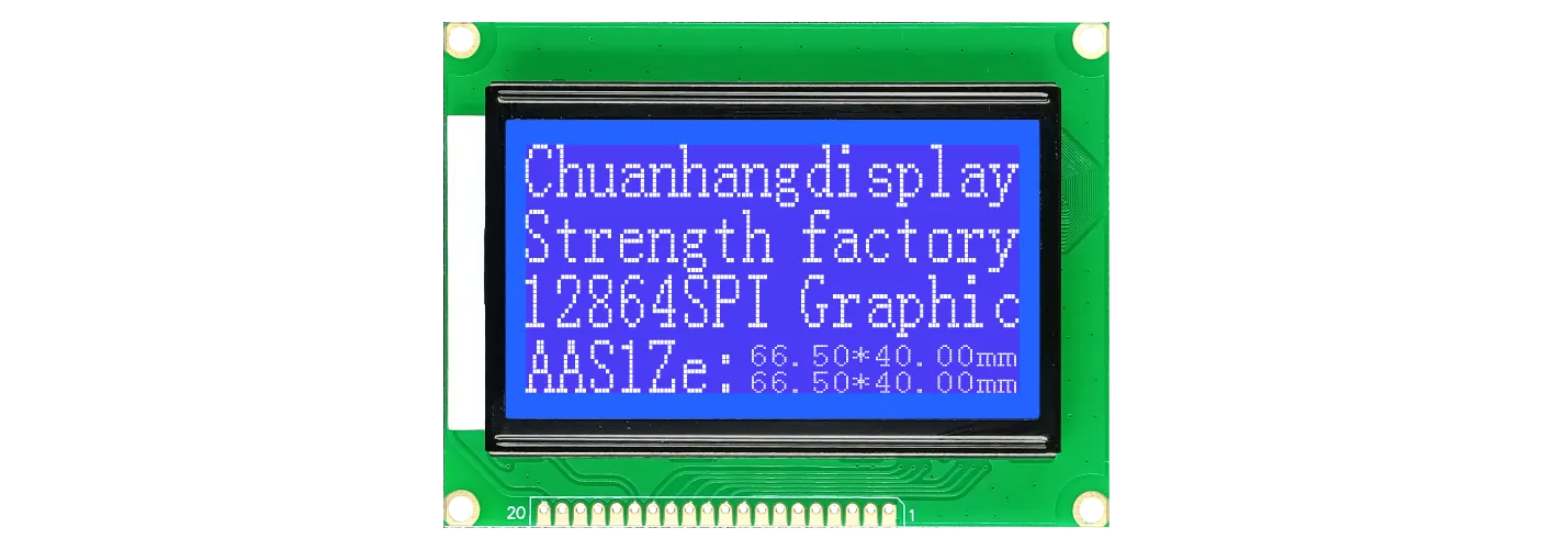 CH12864Q 12864 Affichage LCD (COB+PCB)