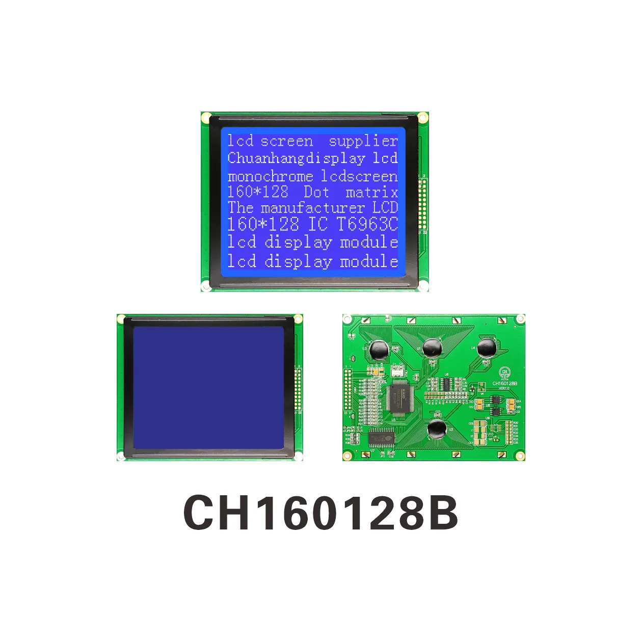 CH160128B Grafisches Punkt-Matrix-LCD-Display