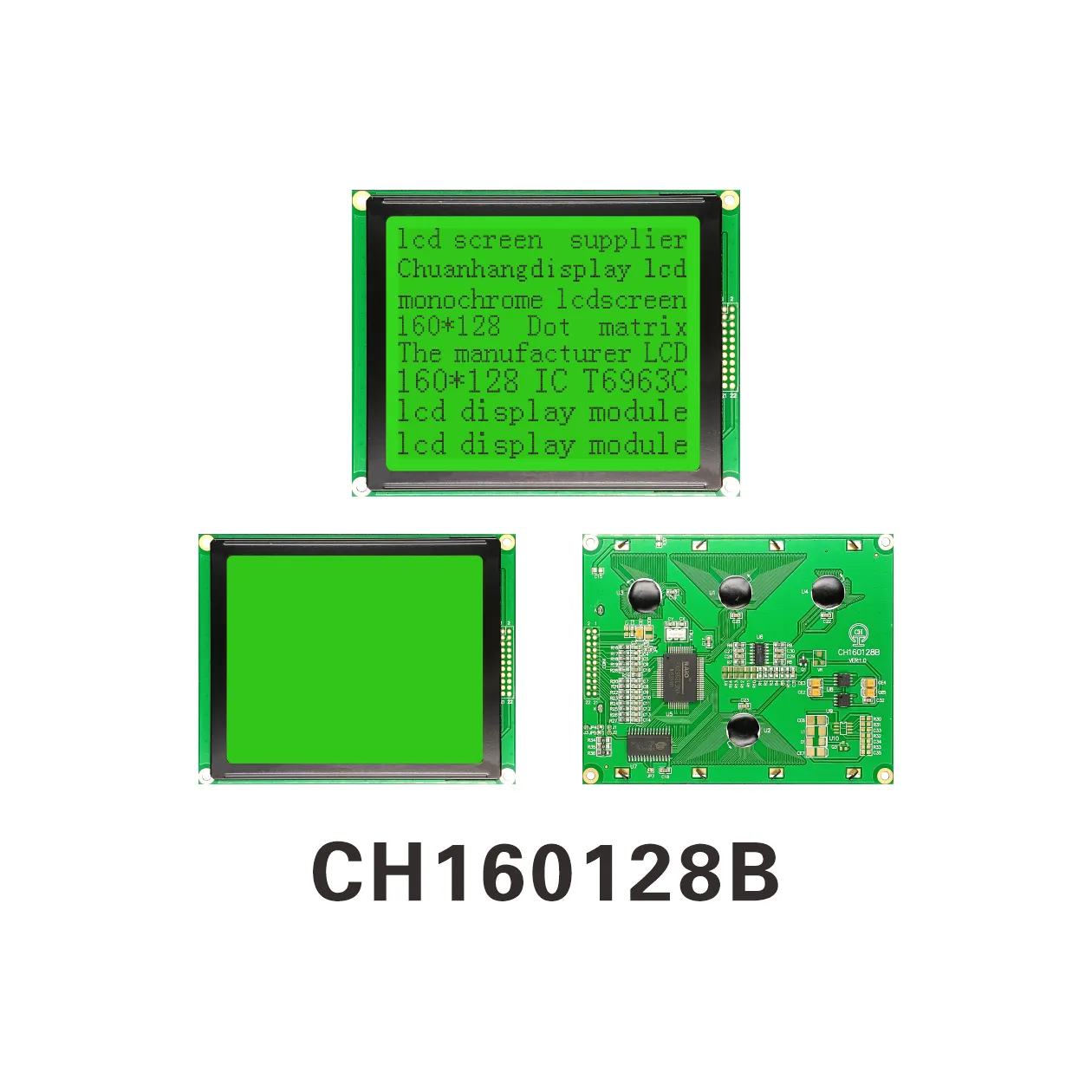 CH160128B Pantalla LCD Gr&aacute;fica de Matriz de Puntos