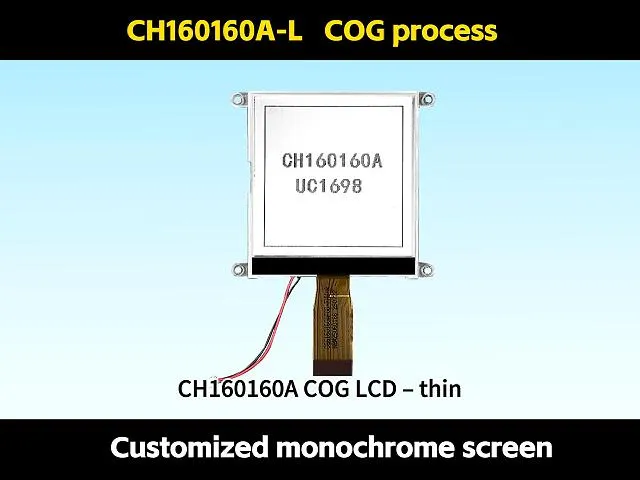 CH160160A-L 160x160 Affichage LCD COG