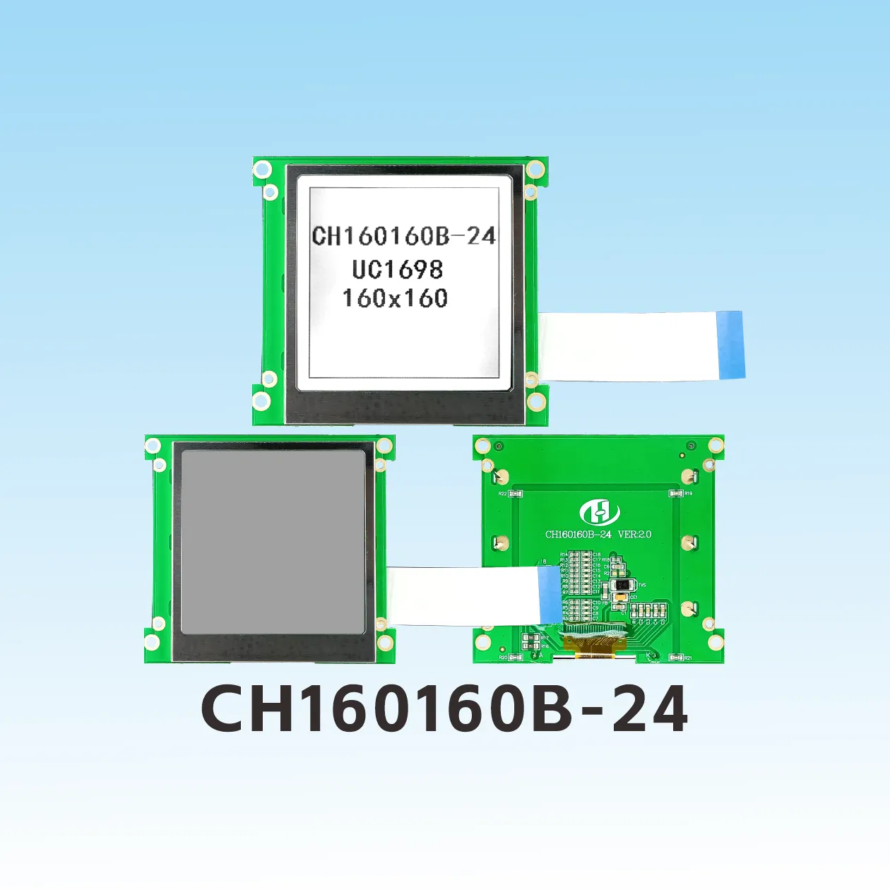 CH160160B-24 M&oacute;dulo de Pantalla LCD COG