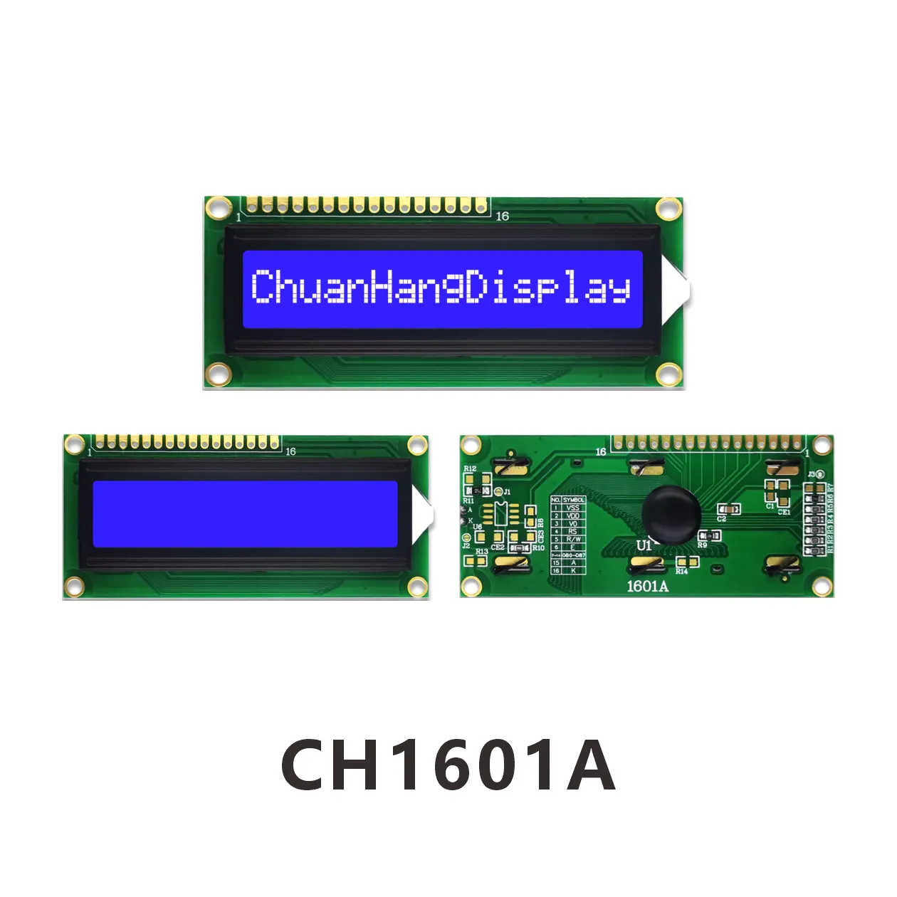 CH1601A LCD-Anzeige 16x1-Datenblatt
