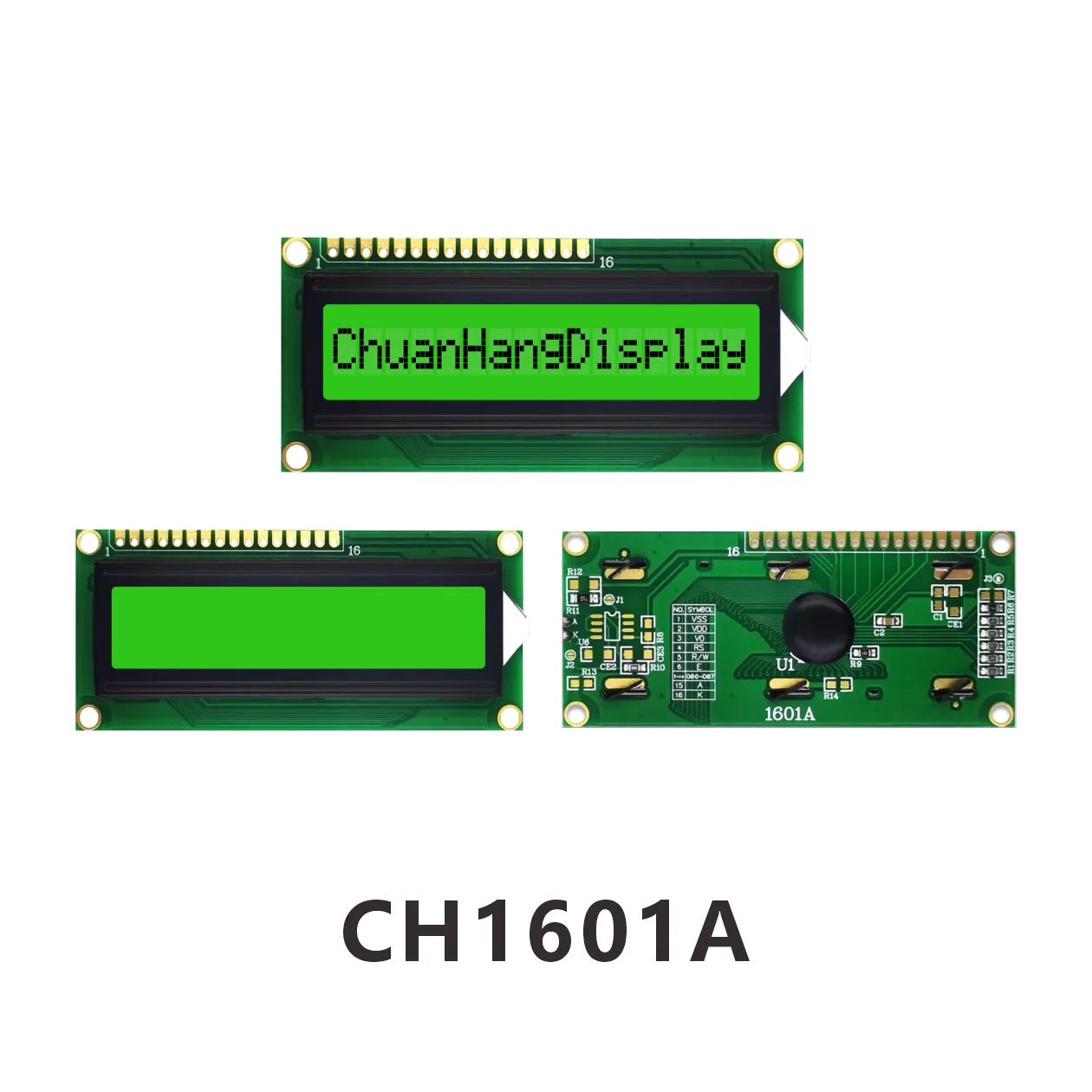CH1601A LCD-Anzeige 16x1-Datenblatt
