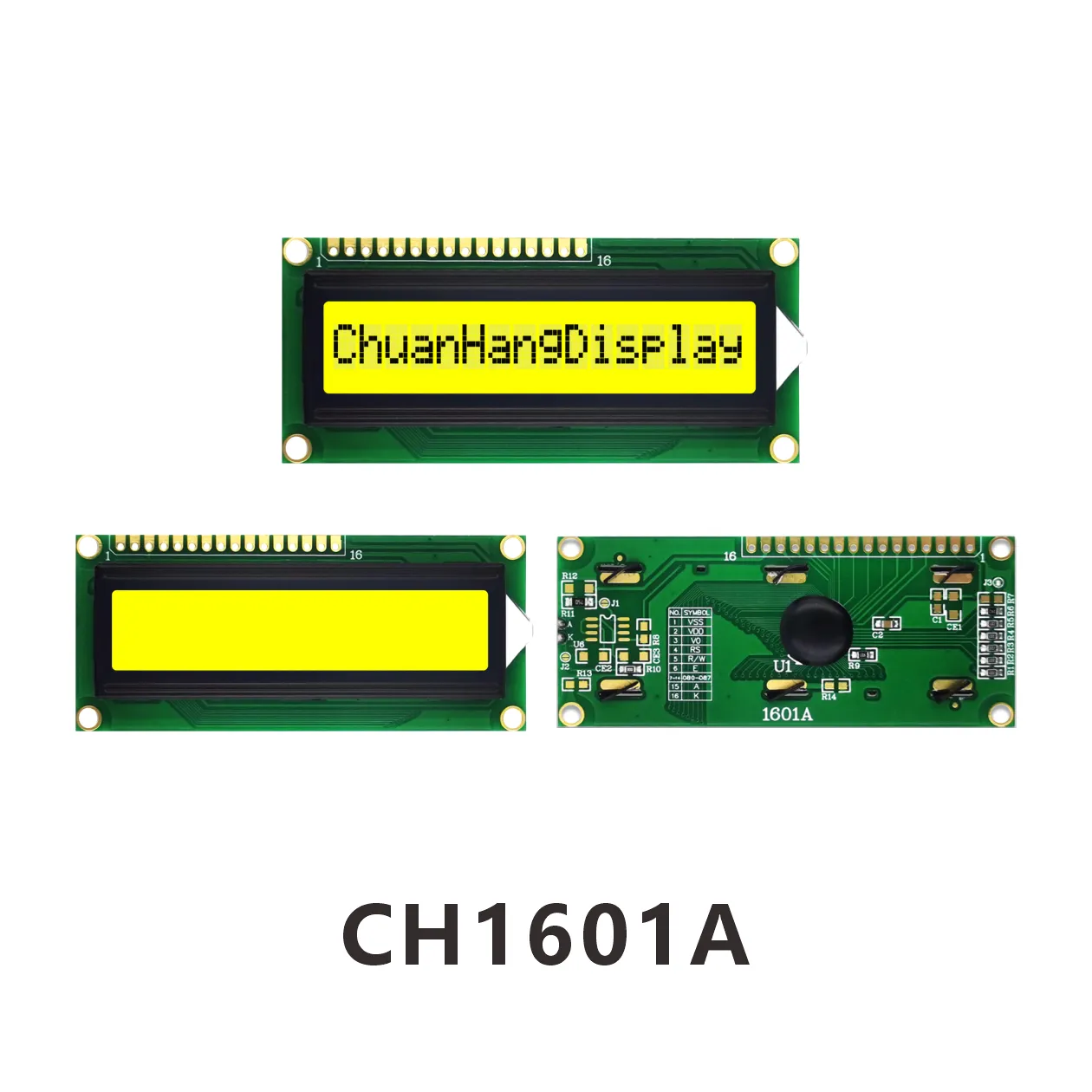 CH1601A LCD-Anzeige 16x1-Datenblatt