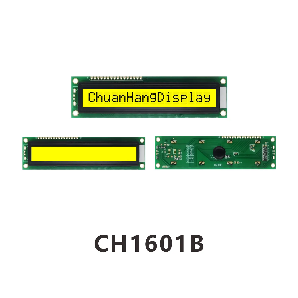 CH1601B   16x1 LCD-Anzeigemodul