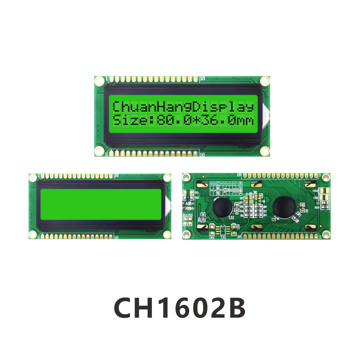 CH1602B ventana grande 16 2 pantalla lcd
