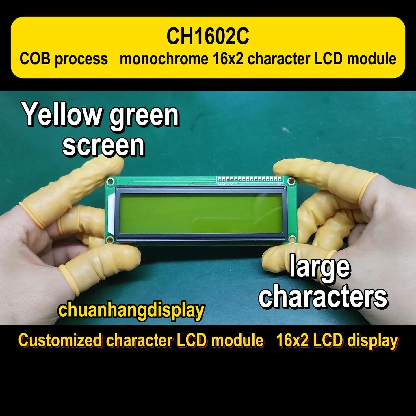 CH1602C m&oacute;dulo i2c para lcd 16x2