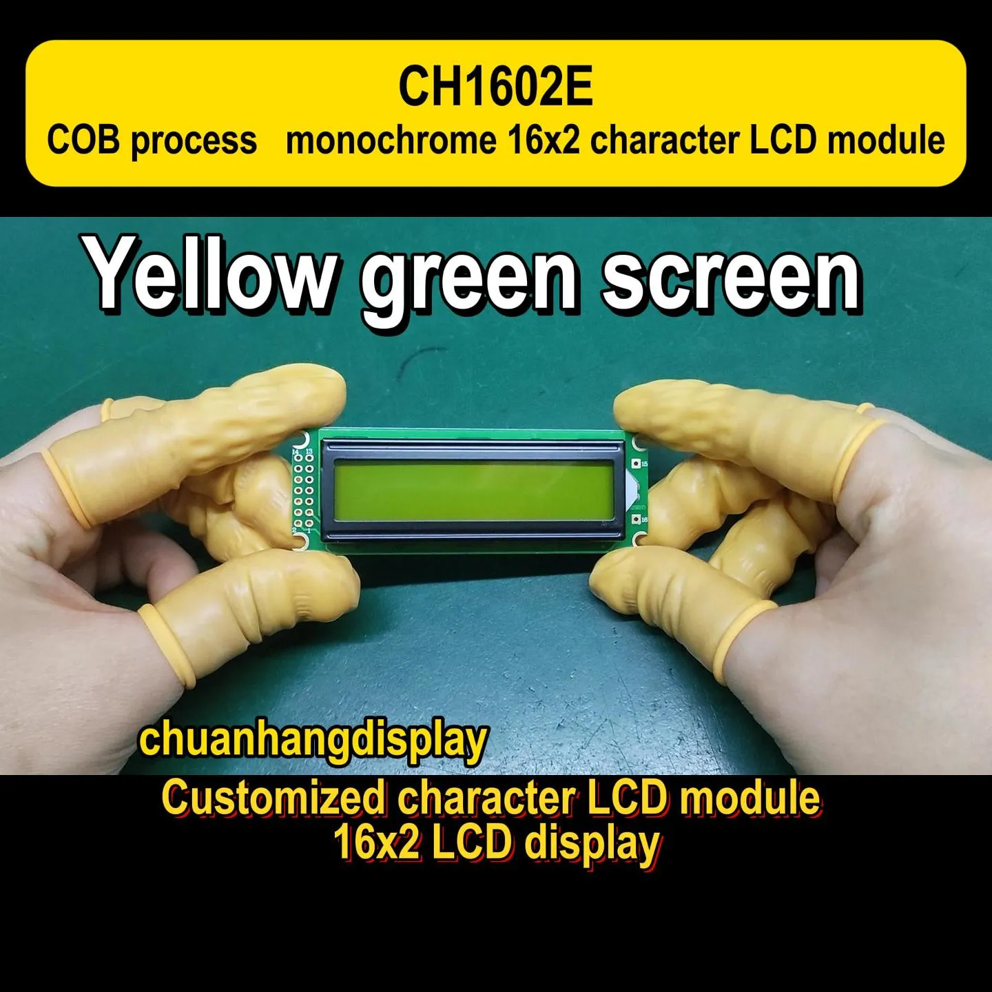CH1602E &eacute;cran lcd 16x2 sp&eacute;cifications