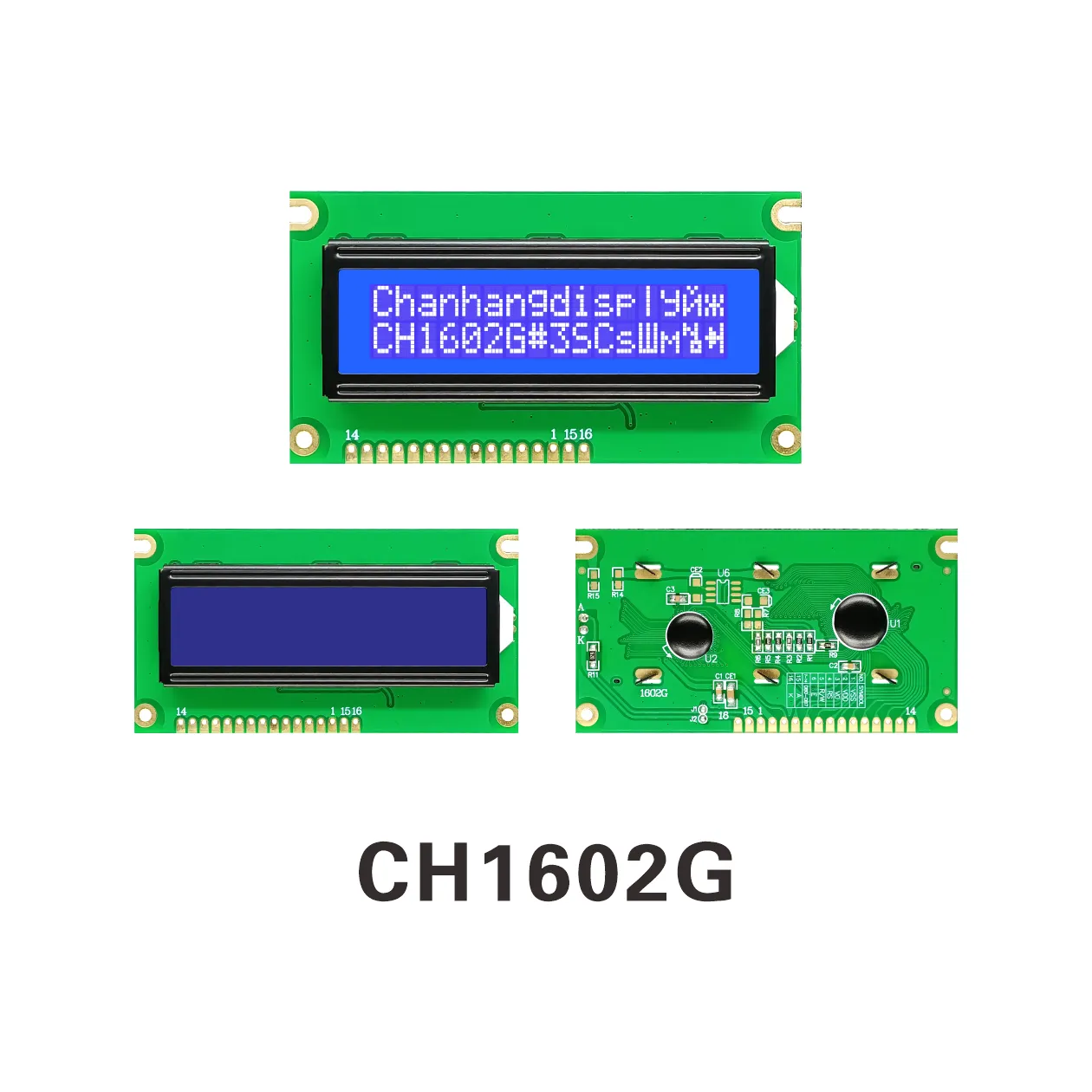 CH1602G 16x2 LCD-Display Direktverkauf des Herstellers