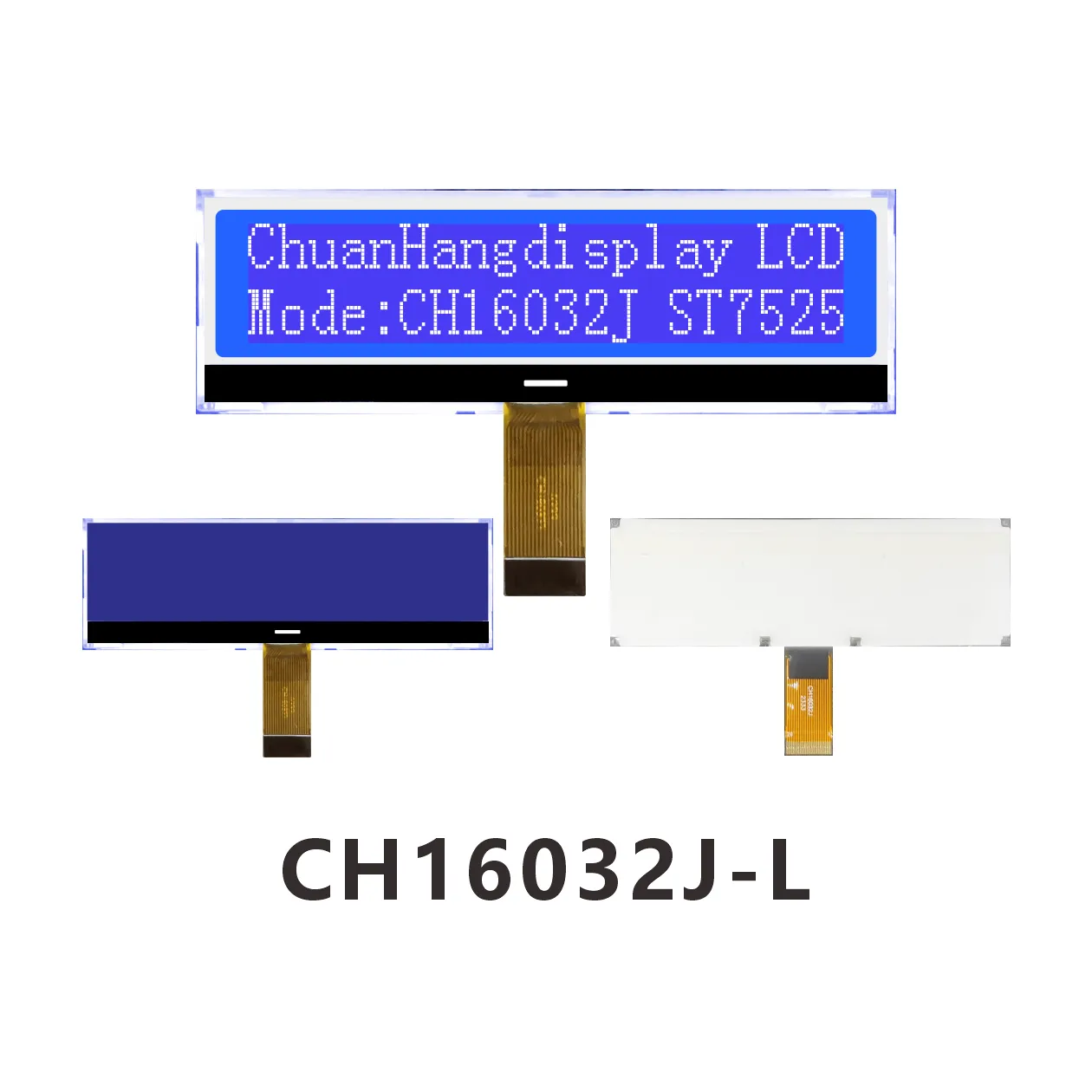 CH16032J-L Caract&egrave;res Matrice de Points LCD
