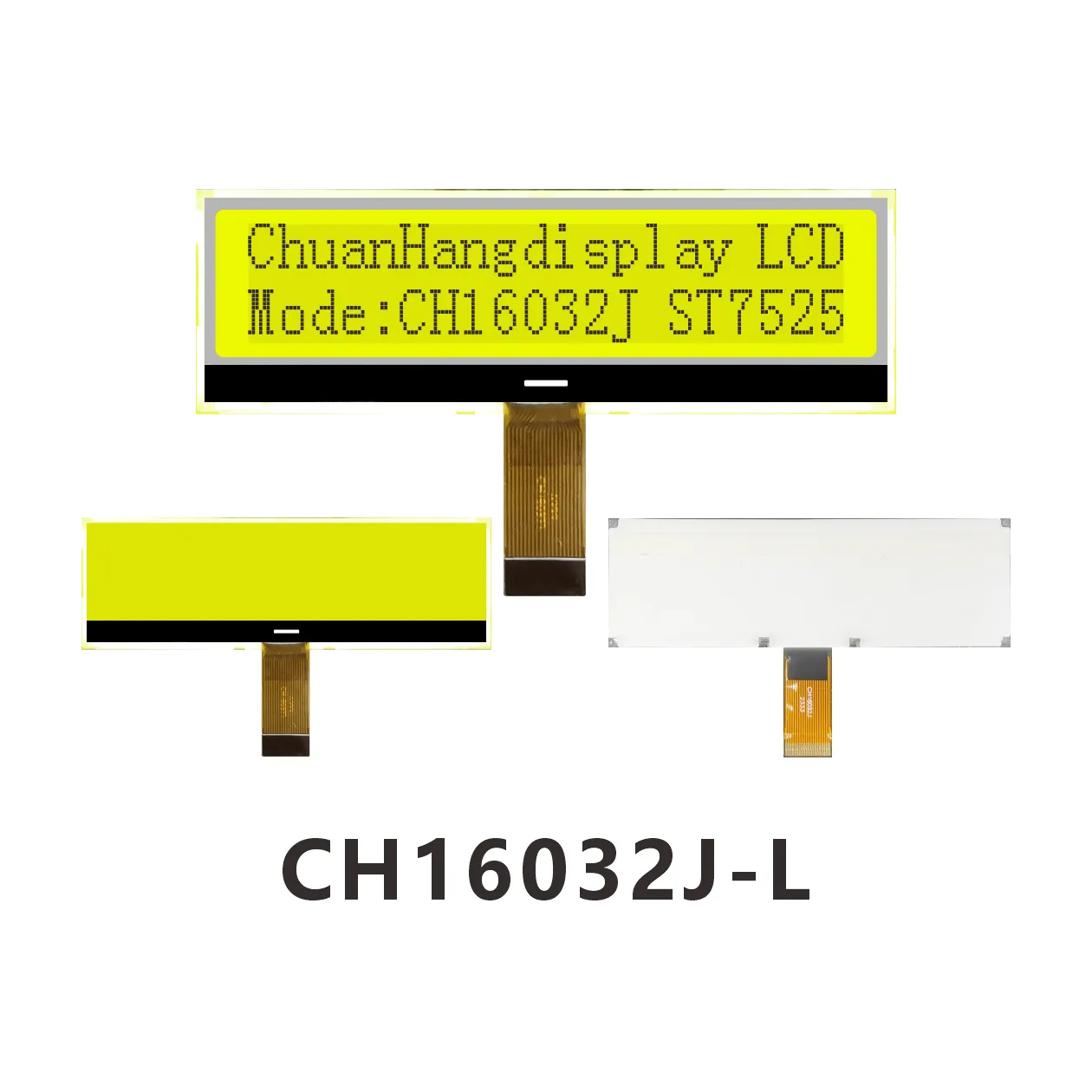 CH16032J-L Caract&egrave;res Matrice de Points LCD