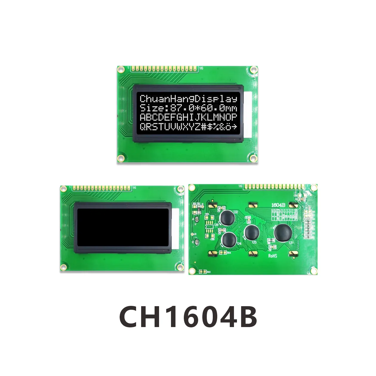 CH1604B 16 4 LCD-Anzeige