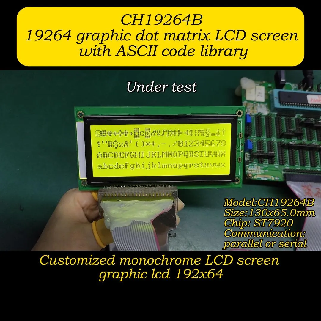 CH19264B LCD graphique 192x64