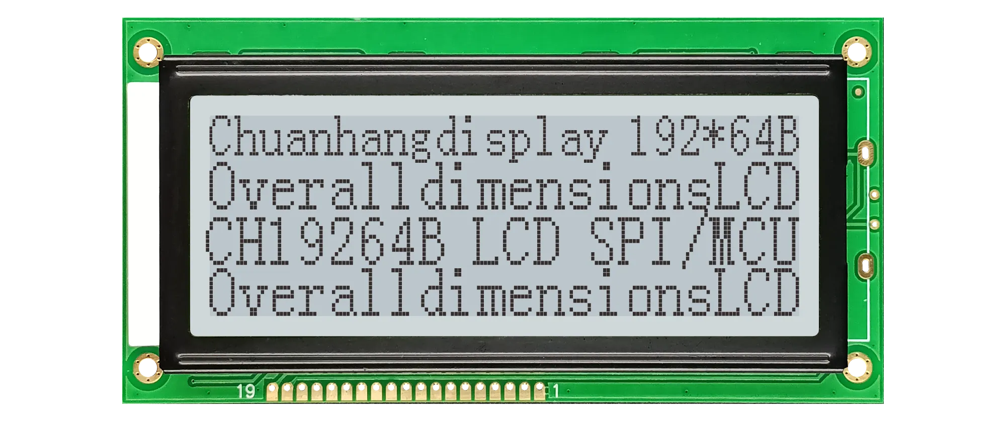 CH19264B LCD graphique 192x64
