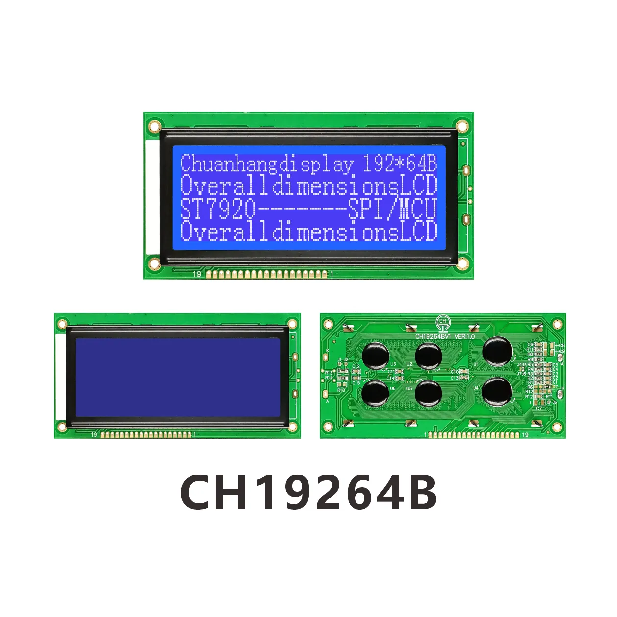 CH19264B LCD graphique 192x64