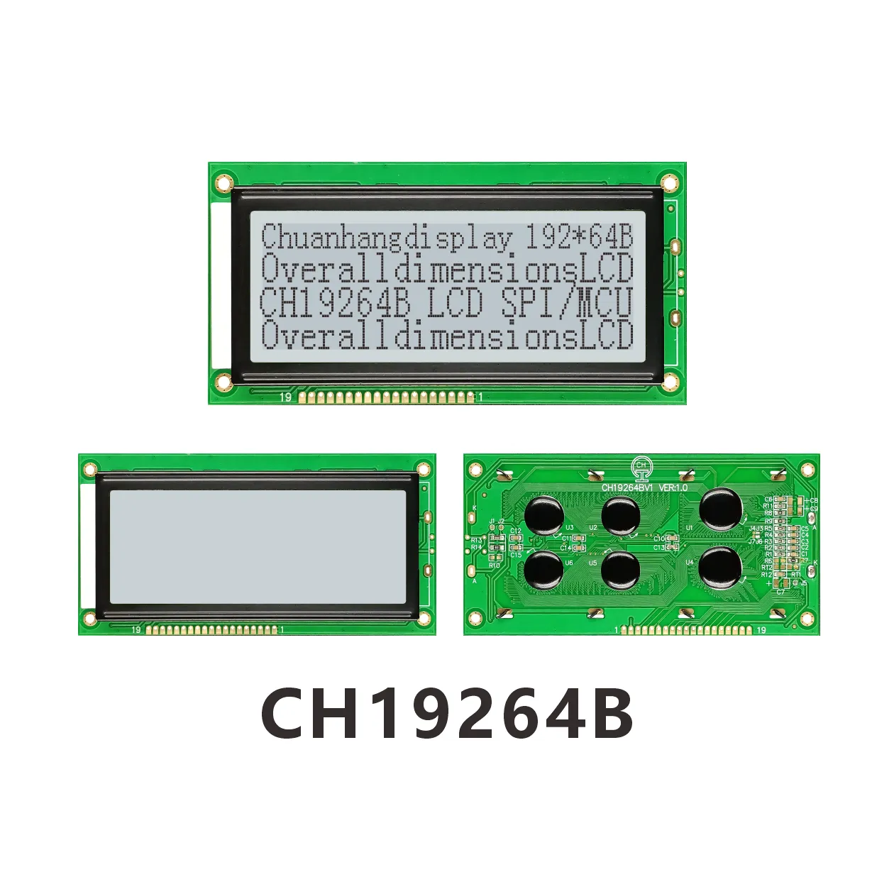CH19264B LCD graphique 192x64