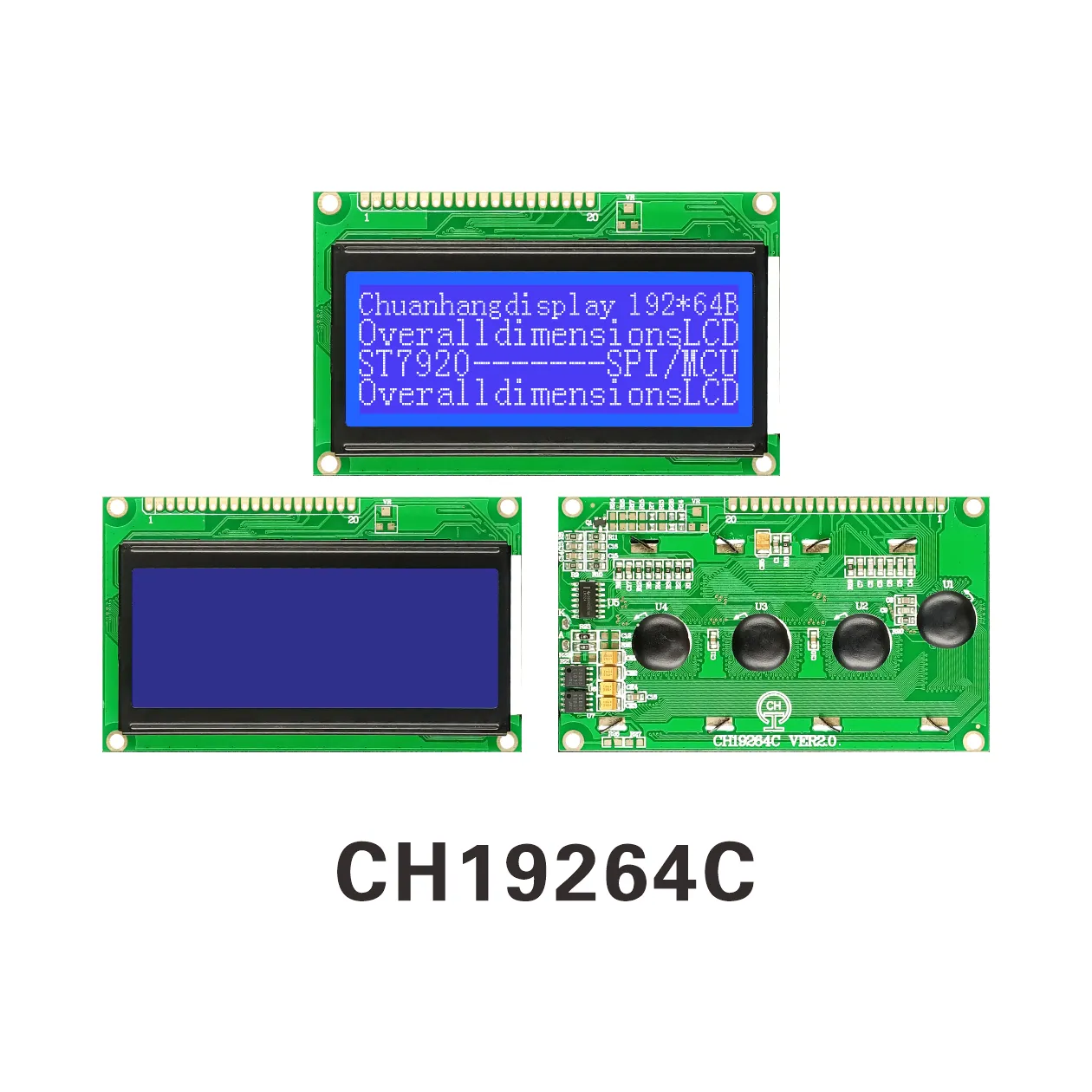 CH19264C 192x64 LCD Affichages Graphiques