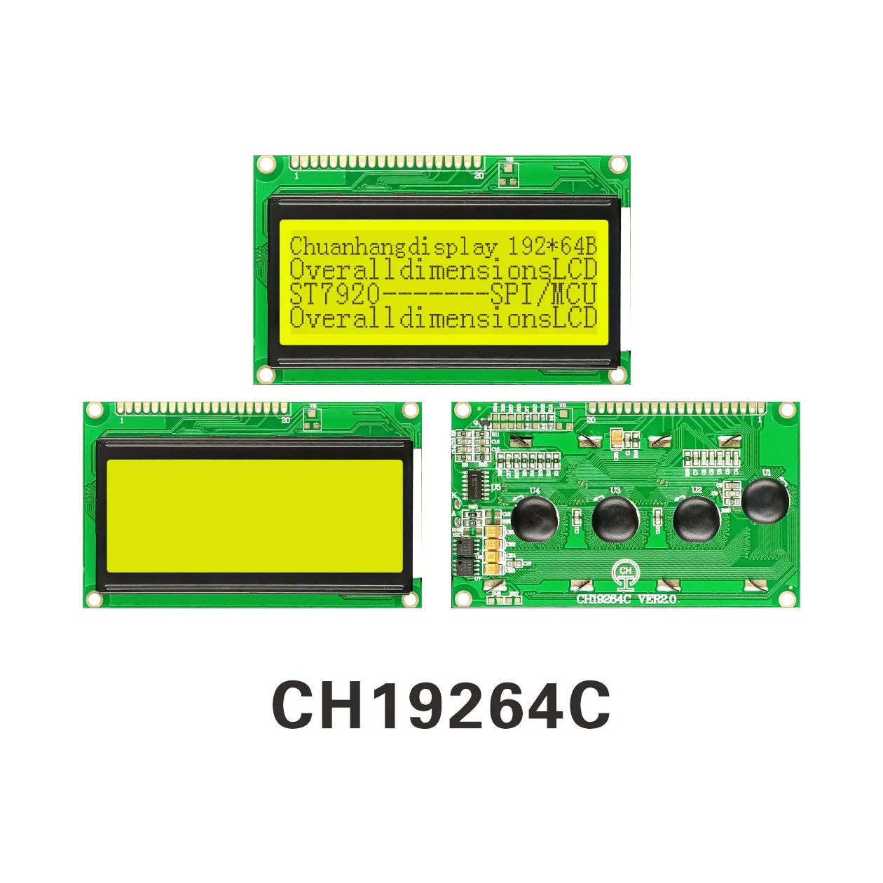 CH19264C 192x64 LCD Affichages Graphiques