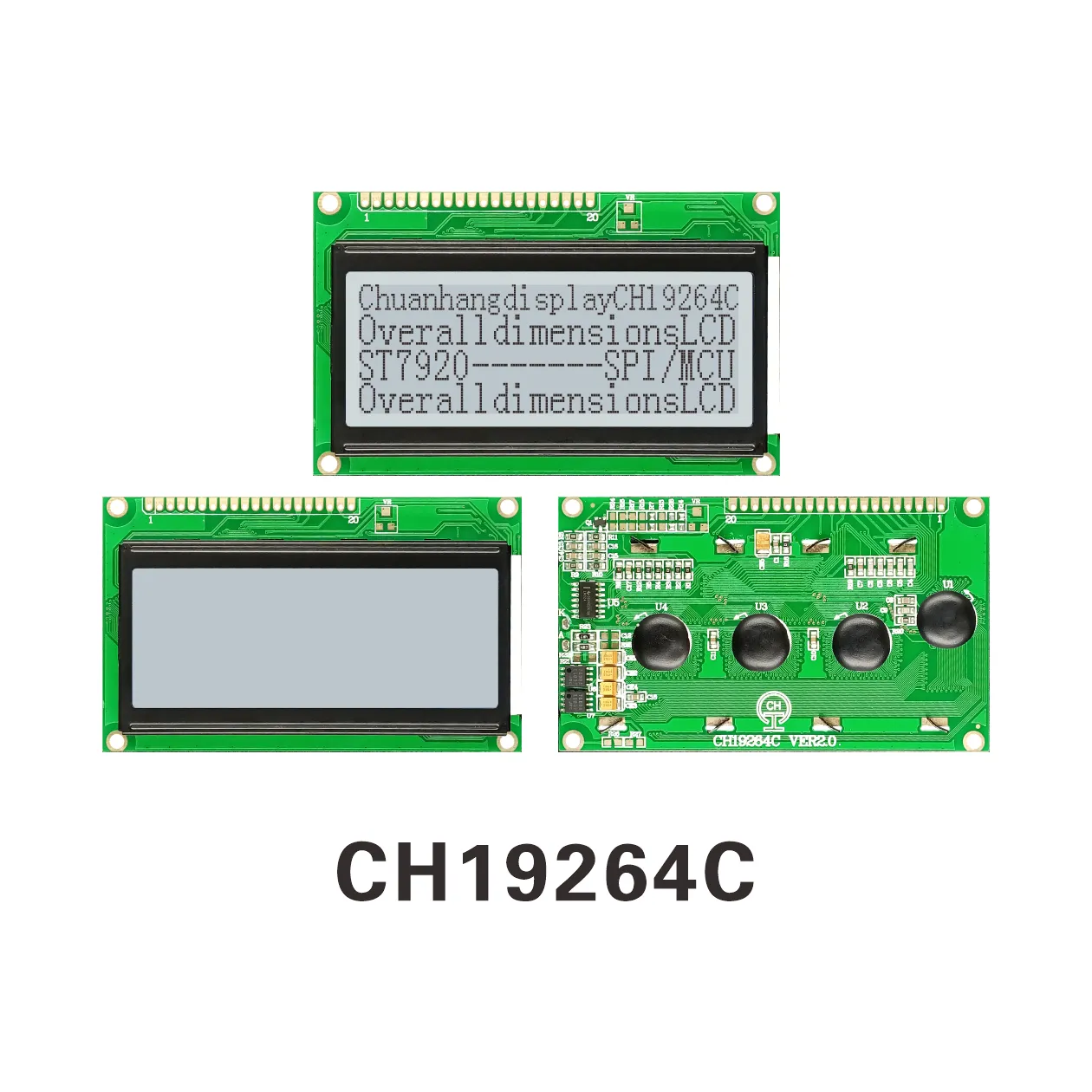 CH19264C 192x64 LCD Affichages Graphiques