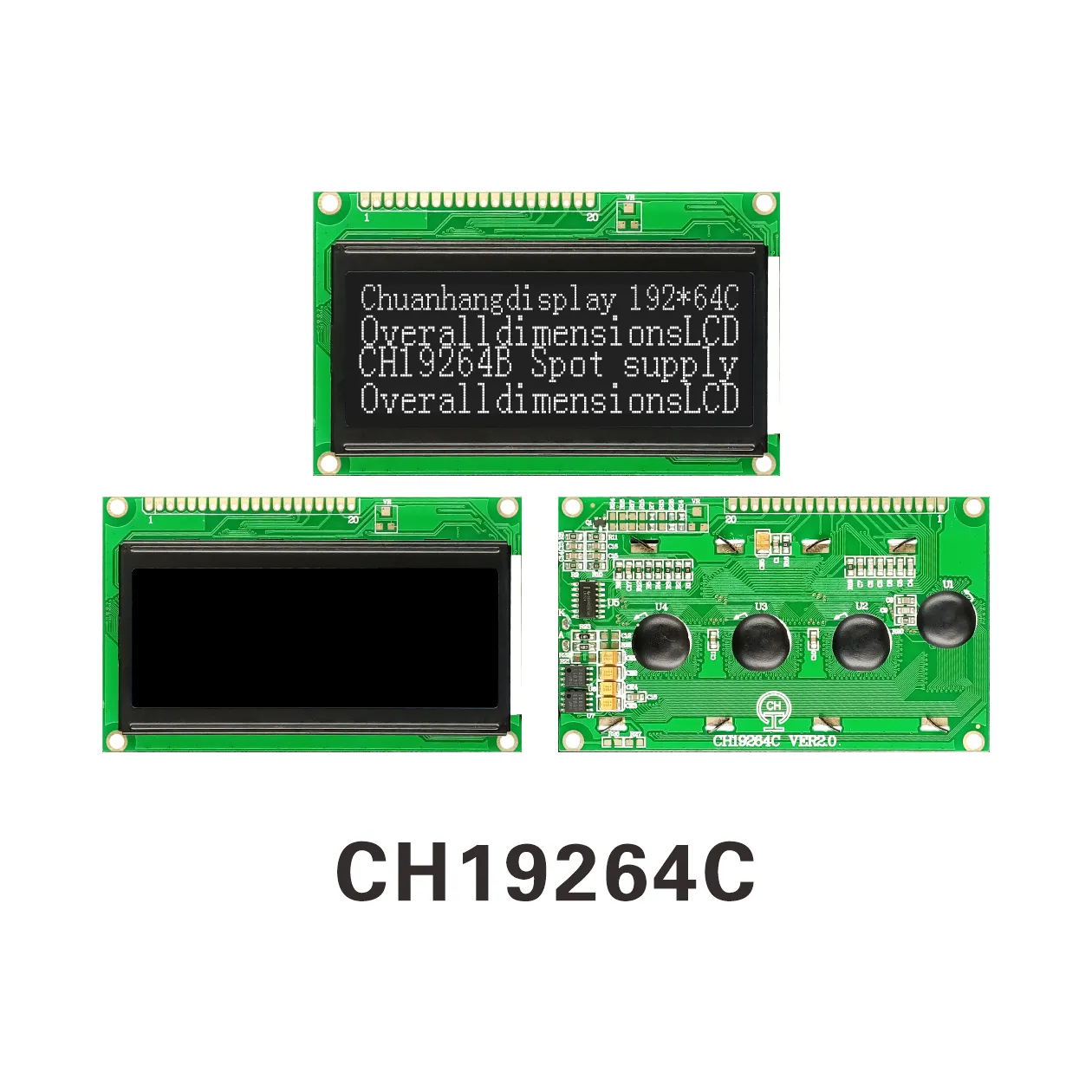 CH19264C 192x64 LCD Affichages Graphiques