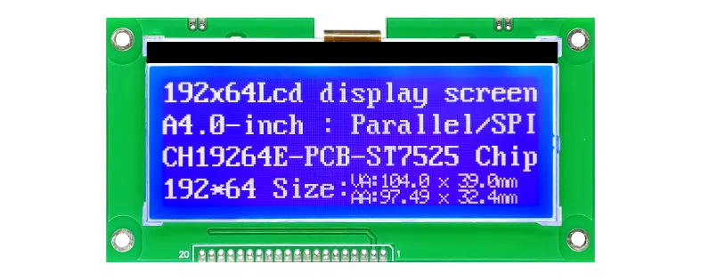 CH19264E COG LCD Display Graphique