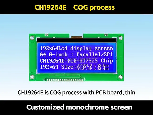 CH19264E COG LCD Display Grafik