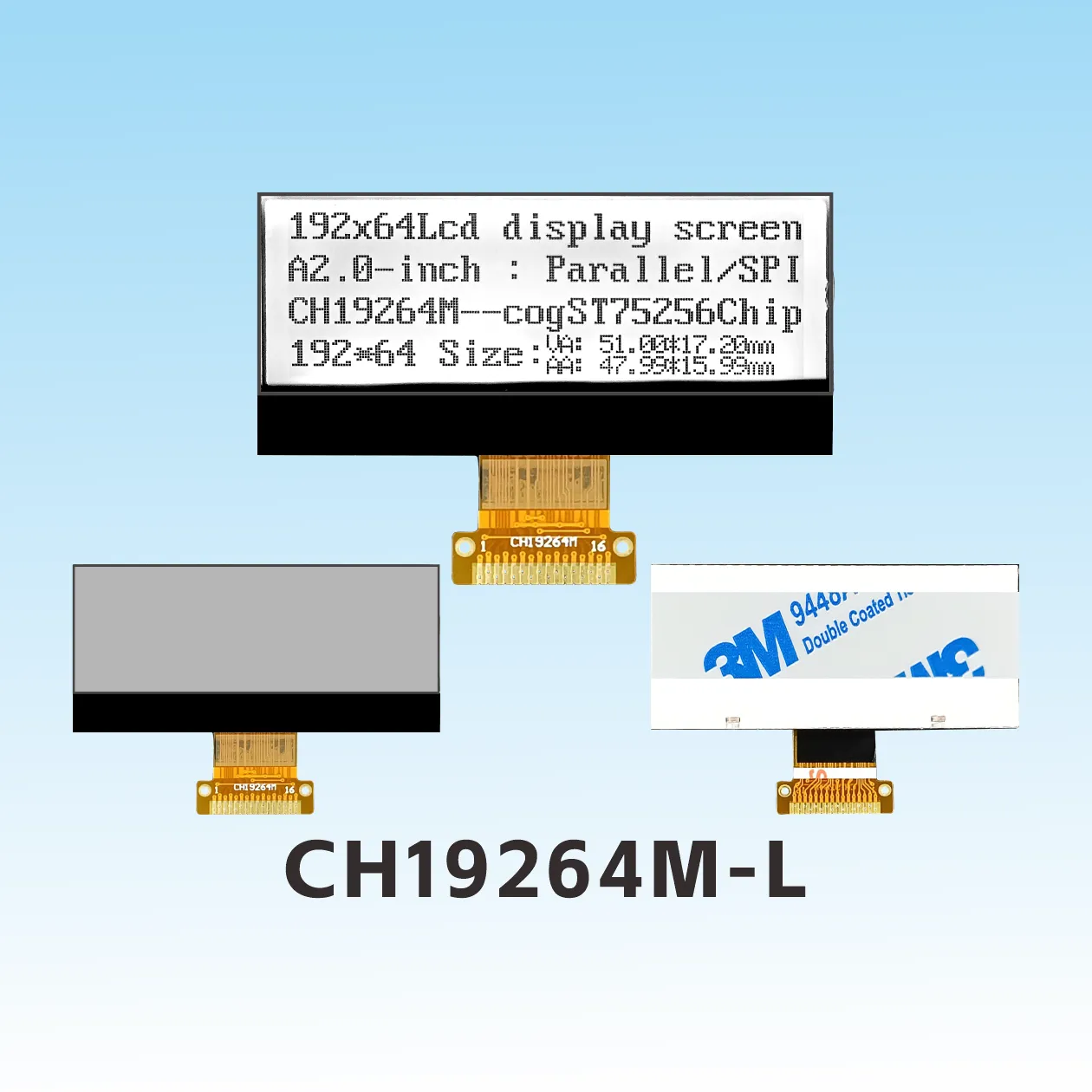 CH19264M-L 192x64 Flüssigkristallanzeige