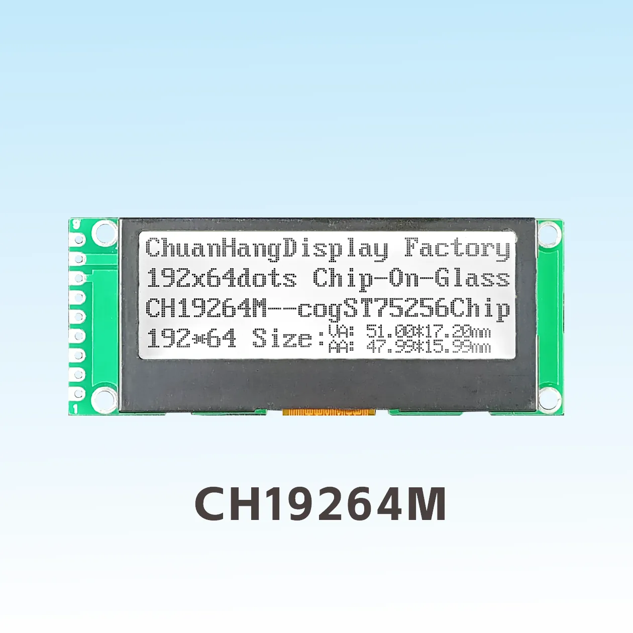 CH19264M 192x64 Module LCD COG