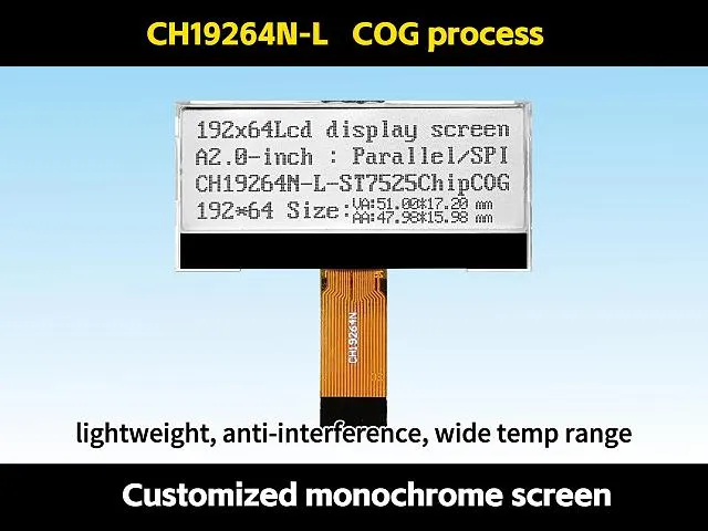 CH19264N-L Pantalla Gr&aacute;fica LCD 192x64