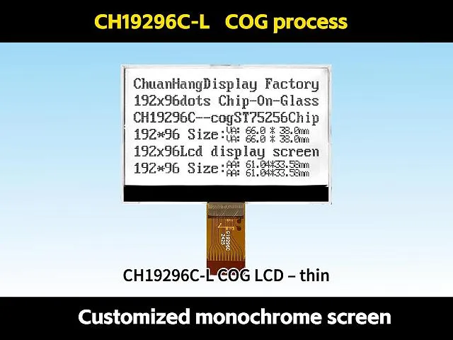 CH19296C-L 192x96 Pantalla Gr&aacute;fica de Cristal L&iacute;quido