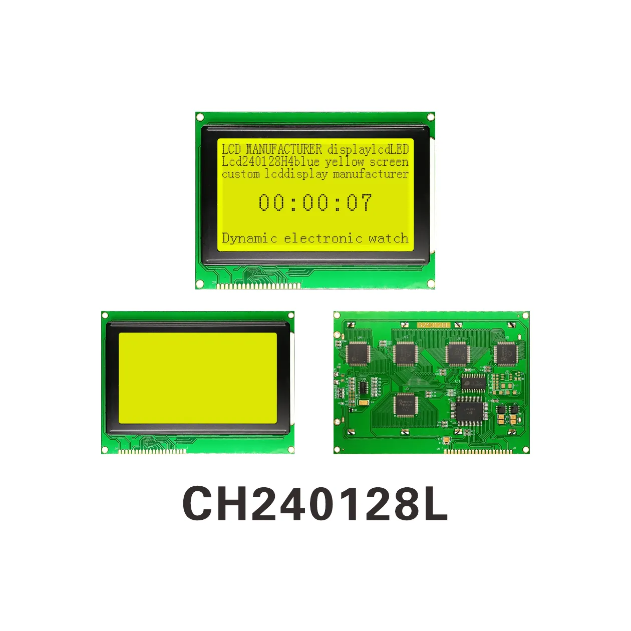 CH240128L   LCD-Modul 240x128 mit PCB